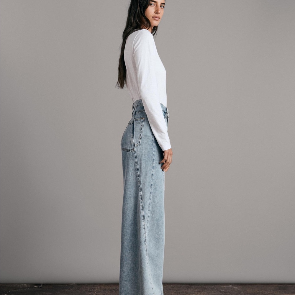 rag & bone Light Blue Flare & Wide Leg Jeans - Picture 2 of 14